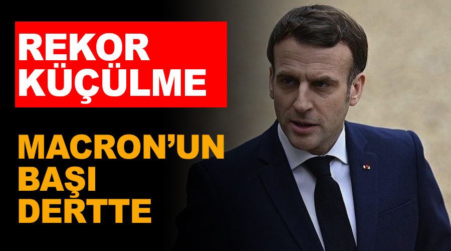 Macron�un ba�� dertte