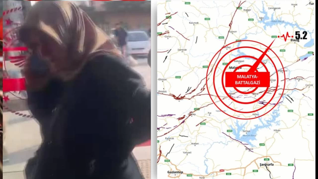 Malatya'da 5.2 b�y�kl���nde deprem
