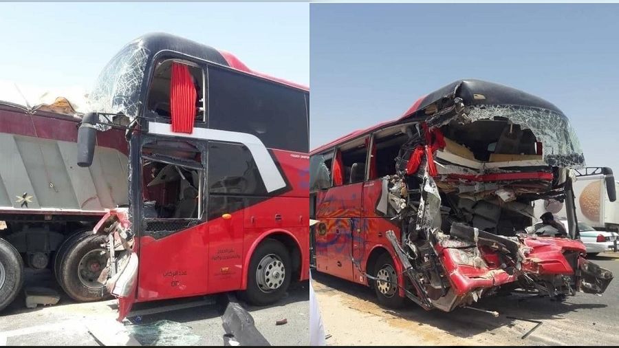 Medine'de otob�s kazas�: 8 �l�