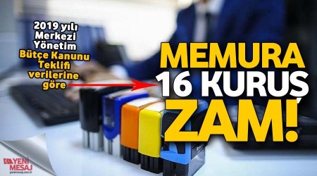 Memura fazla mesai zammı