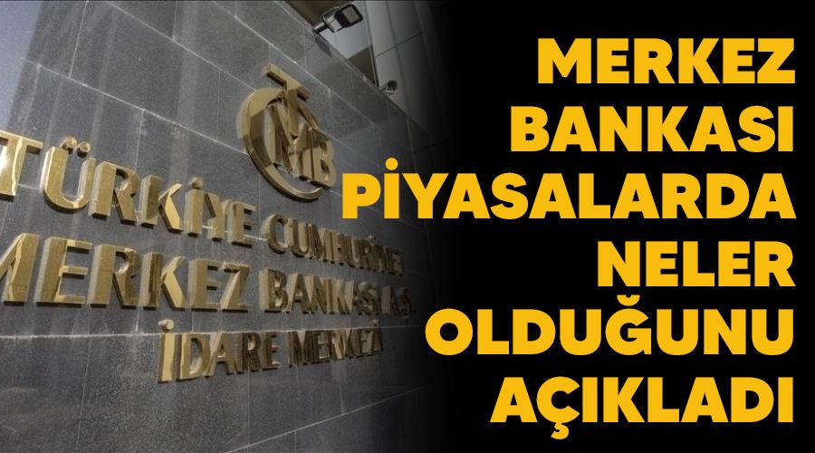 Merkez Bankas piyasalarda neler olduunu aklad