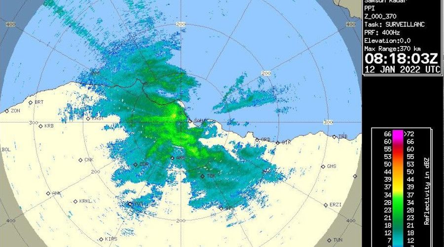 Meteorolojiden sa�anak, kar ve f�rt�na uyar�s�