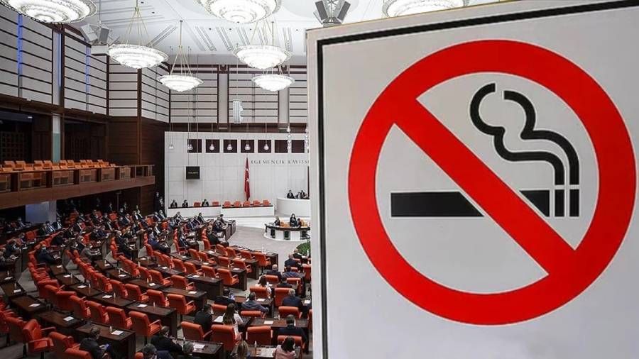 Milletvekillerine yazıyla sigara yasağı hatırlatıldı