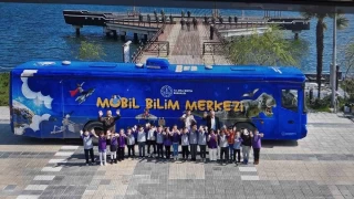 Mobil Bilim Merkezi'nin ilk dura Samsun