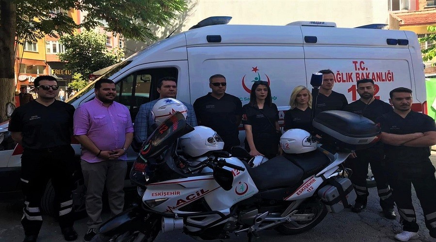 Motosikletli ambulanslar trafiğe çıktı