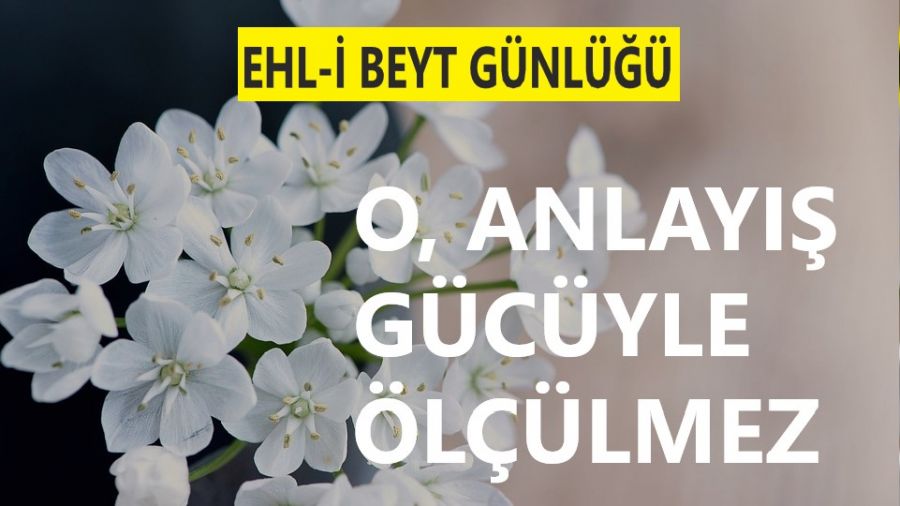 ‘O, anlayış gücüyle ölçülmez’