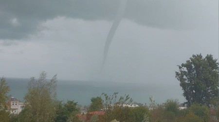 Ordu'da denizde dev hortum oluştu