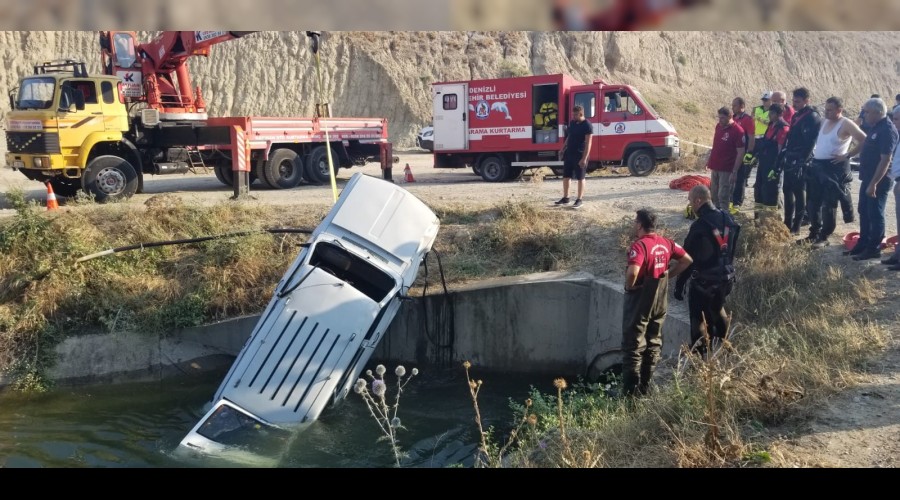 Otomobil sulama kanal�na u�tu: 2 �l�   