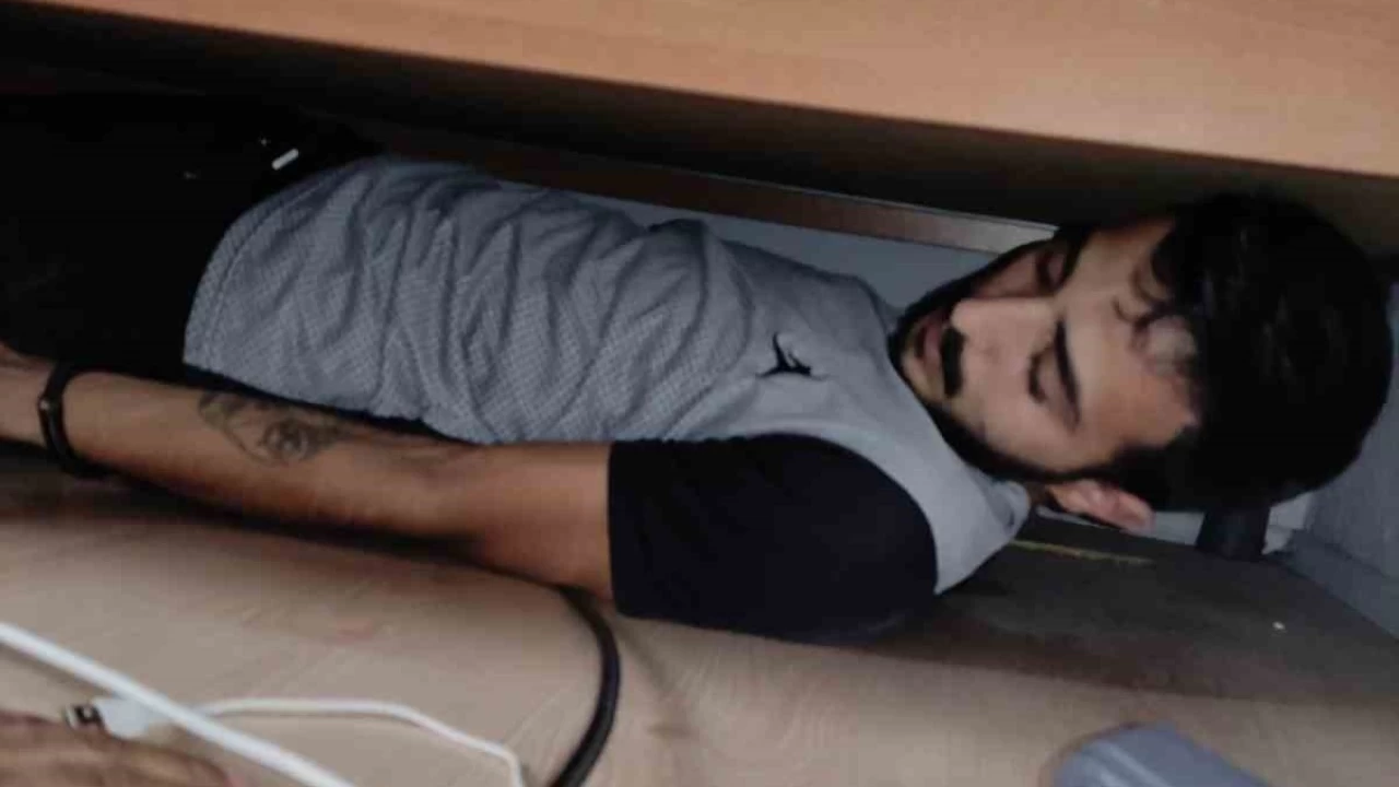 (Özel) Aldığı nefes, şüpheliyi ranzanın altına yakalattı