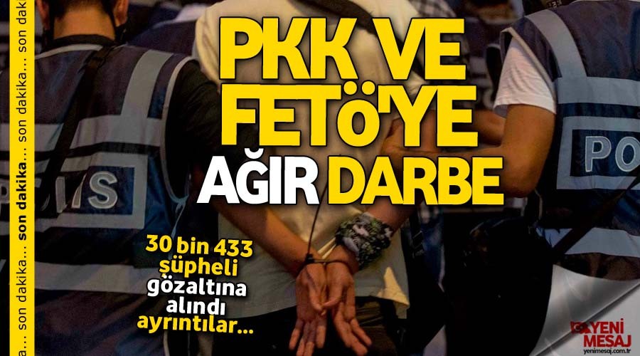 PKK ve FETÖ'ye ağır darbe
