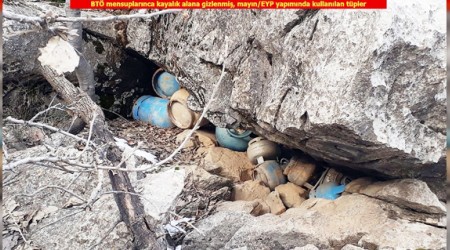 PKK'ya ait 19 sığınak imha edildi