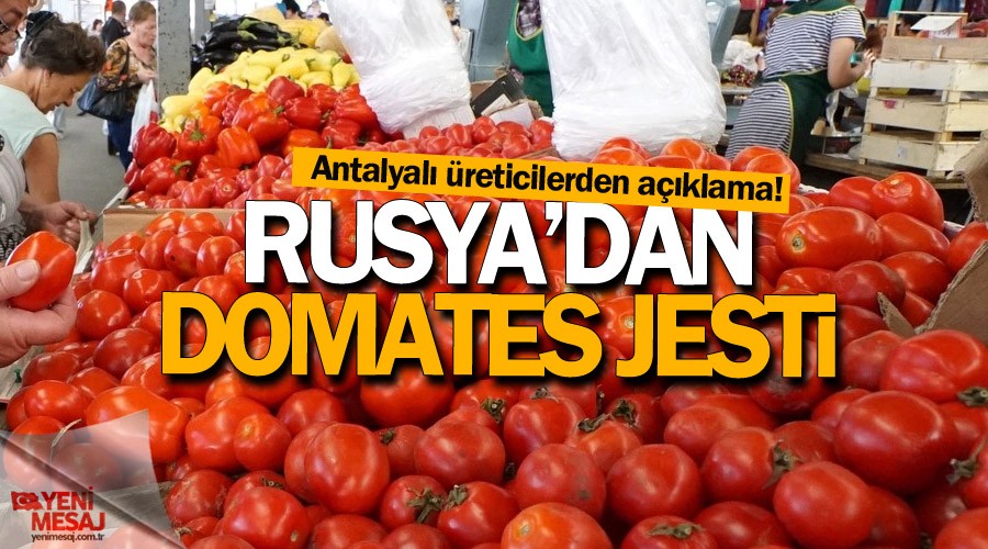 Rusya'dan T�rkiye'ye domates kotas� jesti