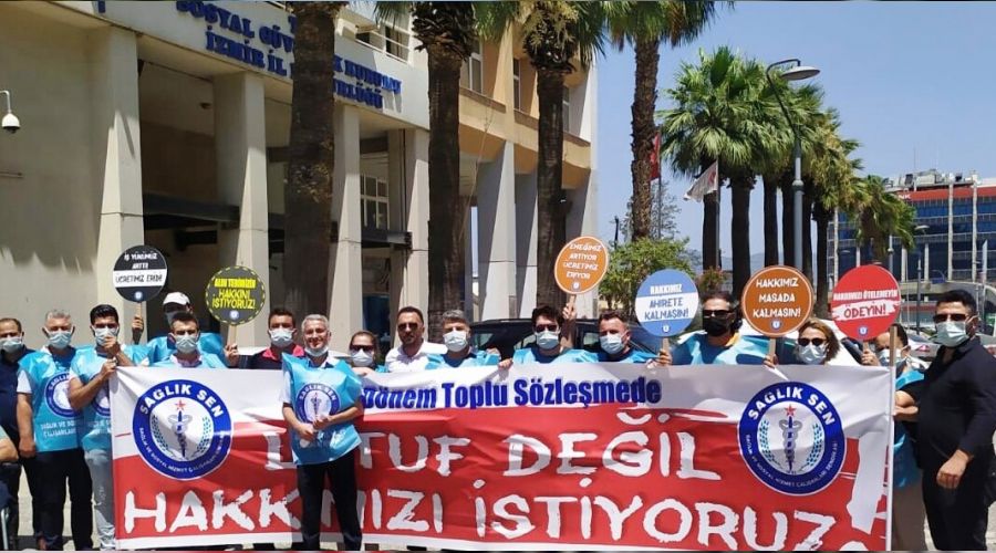 Sa�l�k��lar�n toplu s�zle�me heyecan� ba�lad�