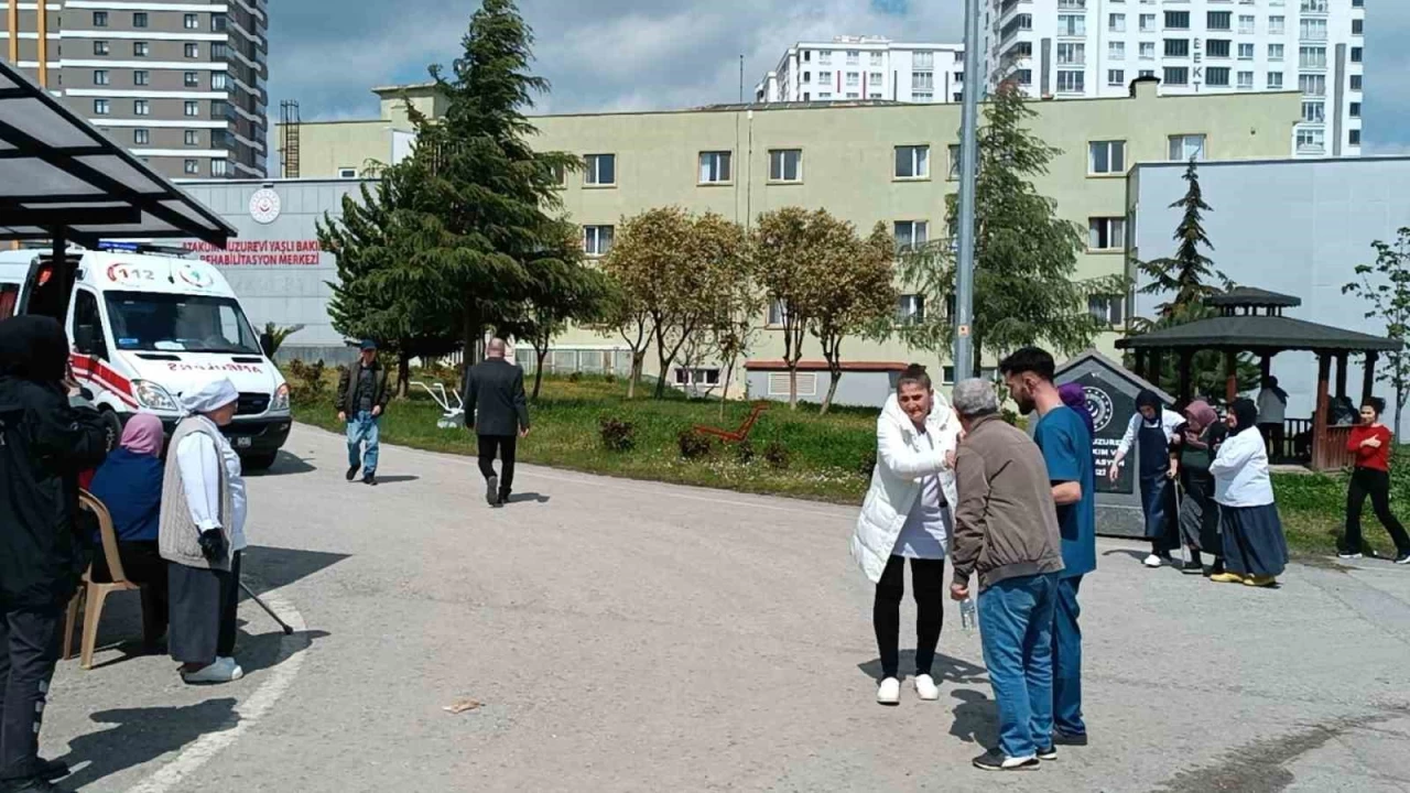 Samsun'da huzurevinde yangın paniği