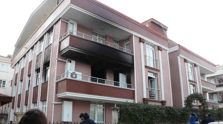Samsun'da ismi aklanmayan vakfa ait renci evinde yangn