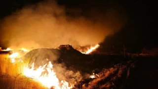 rnak'n Suriye snrnda anz yangn: 7 ky etkilendi