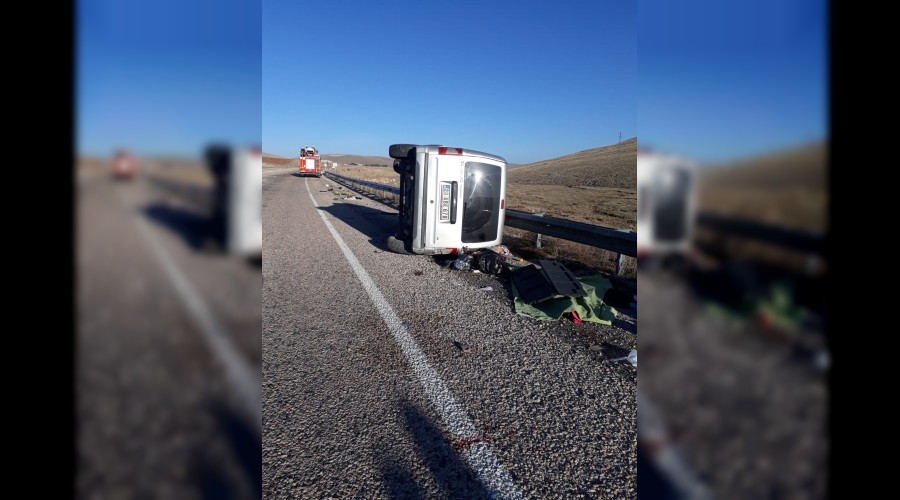 Sivas�ta trafik kazas�: 1 �l�