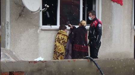Soba evi küle çevirdi