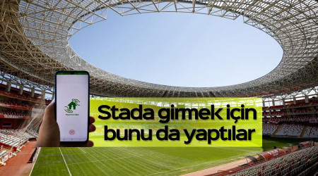 Stada girmek için bunu da yaptılar