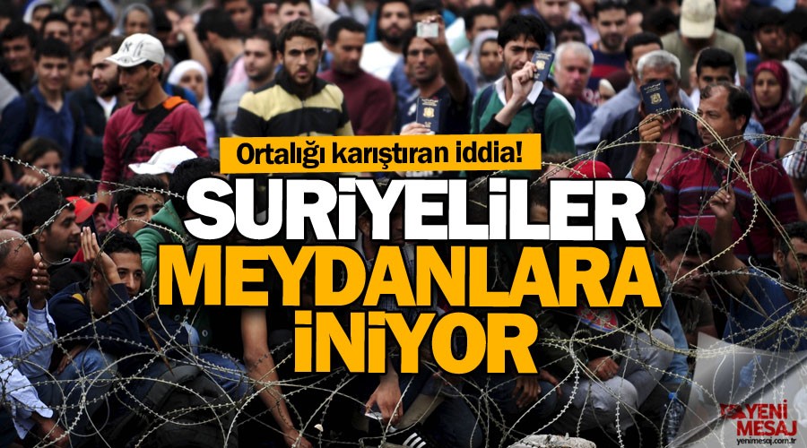 Suriyeliler stanbul'da meydanlara iniyor