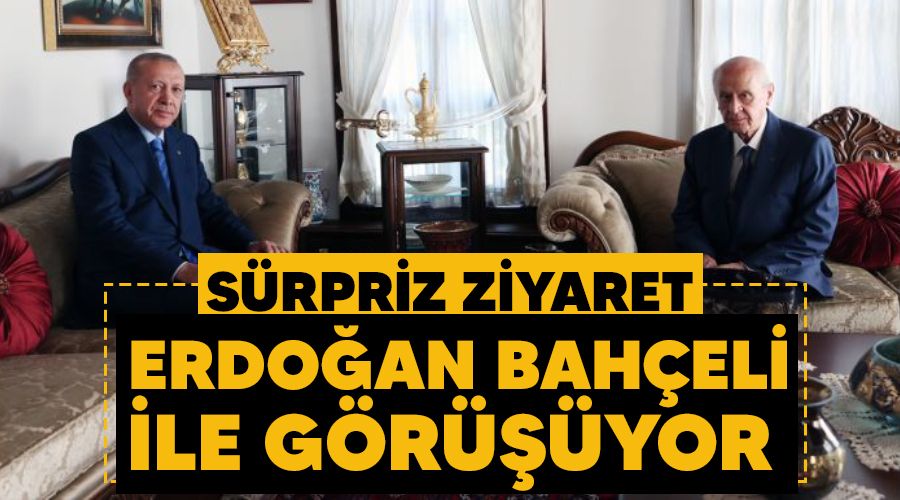 Srpriz ziyaret, Erdoan Baheli ile gryor 