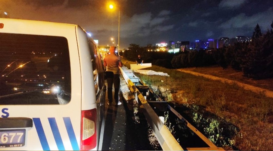 TEM otoyolunda karşıya geçmek ölümle sonuçlandı