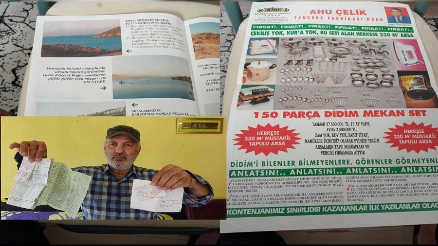Tencere alana Bodrum'da arsa vaad edilmiti...27 yldr bekliyor