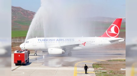 THY'den Siirt'e ilk uçuş