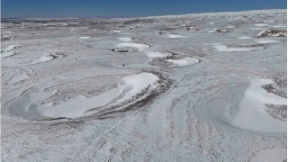 Toroslar'da obruklar karla doldu