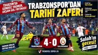 Trabzon�da g�nd�z ya�mur, ak�am gol f�rt�nas�!