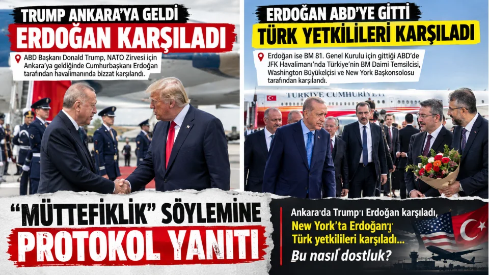 Trump�a Erdo�an, Erdo�an�a T�rk yetkilileri