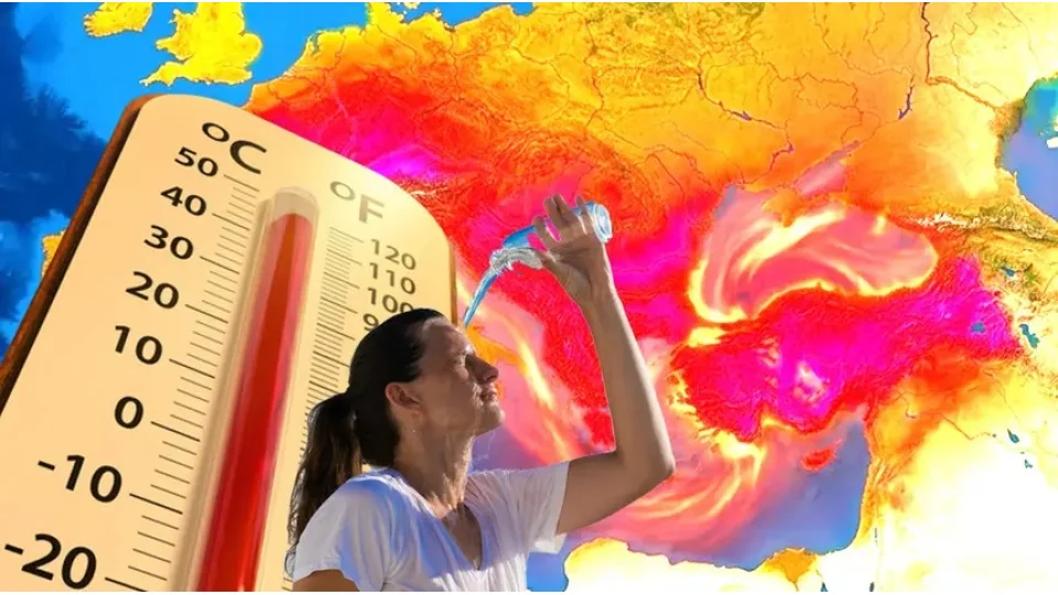 T�rkiye kavrulacak, s�cakl�klar rekor k�racak. G�ne�in alt�nda 50 dereceye dikkat!