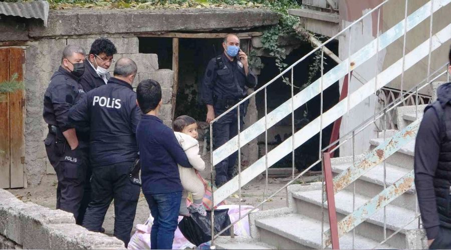 Üzerindeki toz hırsızı ele verdi