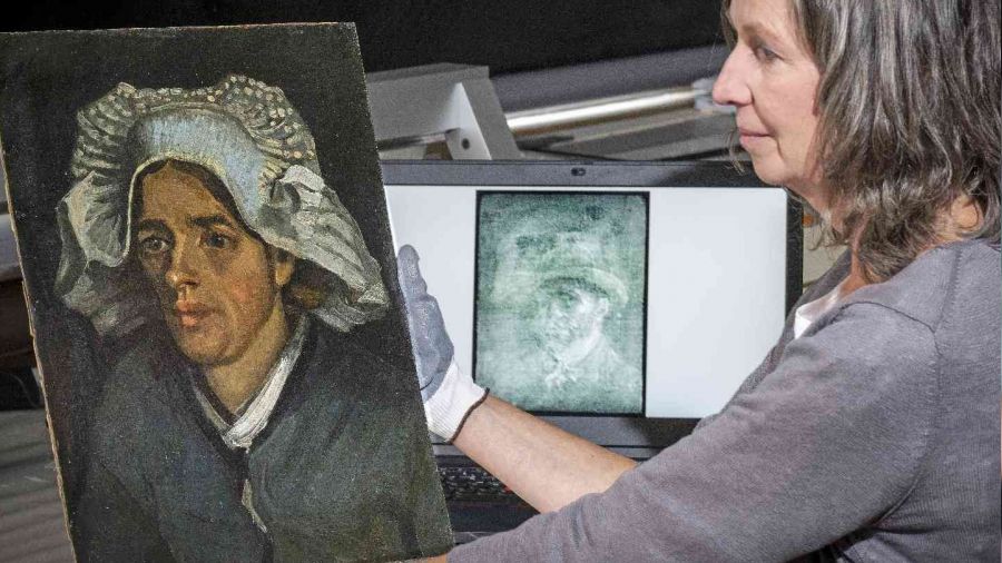 Van Gogh'un tablosunun arkasındaki gizli otoportresi, X-ray ile keşfedildi