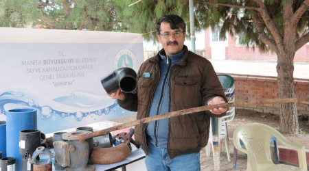 Yıllardır su içtikleri boruları görünce şaşkınlıklarını gizleyemediler