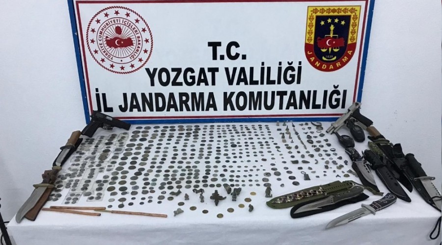 Yozgat'ta 545 parça tarihi eser ele geçirildi