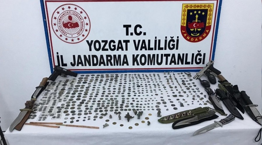 Yozgat'ta 545 para tarihi eser ele geirildi