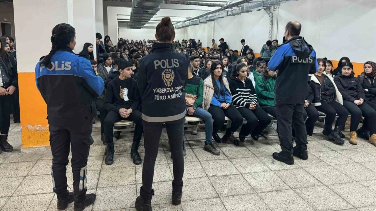 Yksekova polisi 4 bin renciye siber sular anlatt