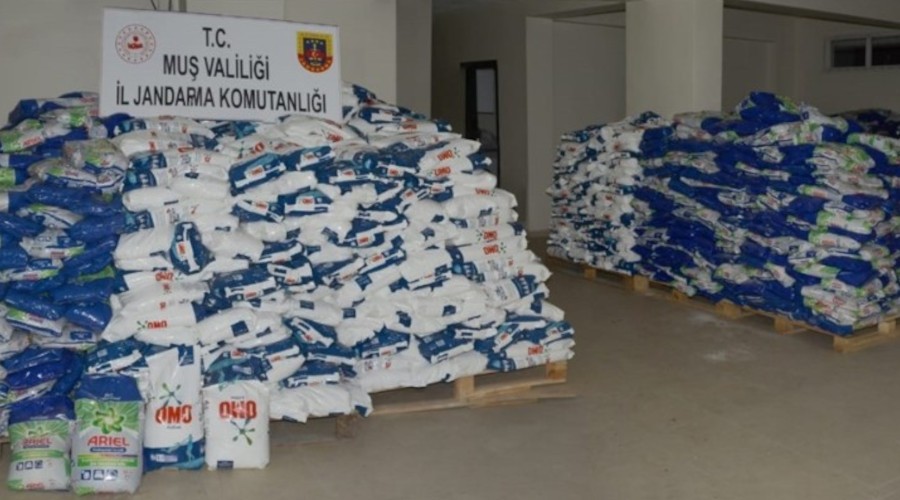 24 ton sahte deterjan ele geçirildi