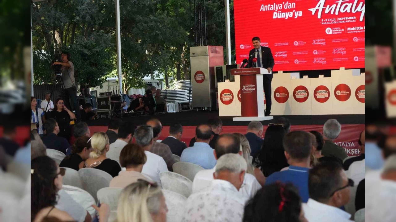 3. Uluslararası Foodfest Antalya Gastronomi Festivali başladı
