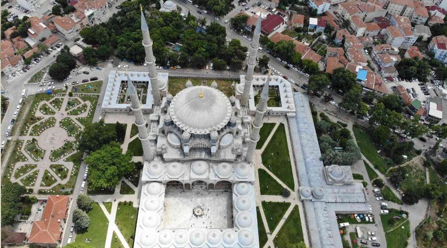 446 yıllık tarihi Selimiye Camii'nde 40 ay sürecek restorasyon başladı
