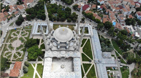 446 yıllık tarihi Selimiye Camii'nde 40 ay sürecek restorasyon başladı