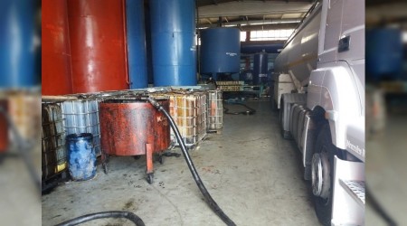 55 ton kalıp yağ ele geçirildi