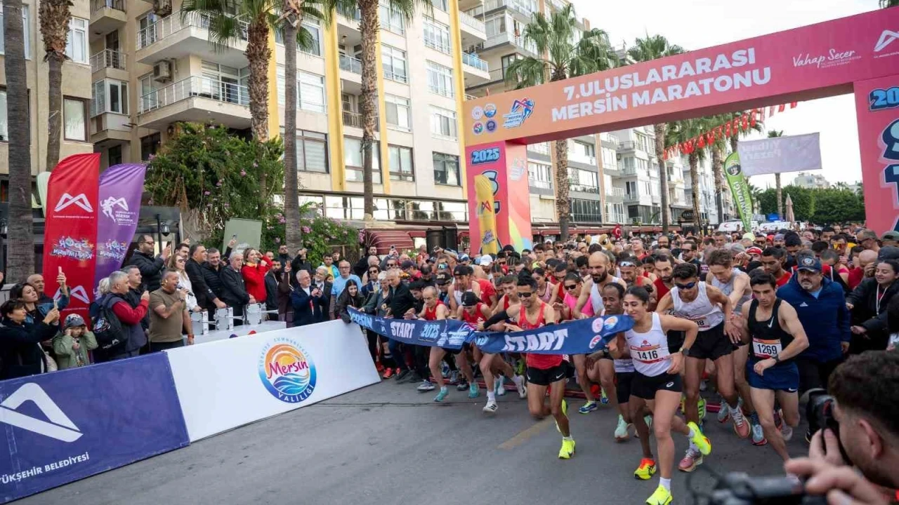 7. Uluslararas� Mersin Maratonu ba�lad�