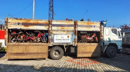 Adana'da 400 alnt motosiklet ele geirildi