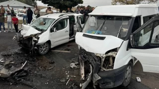 Ağrı'da trafik kazası: 10 yaralı