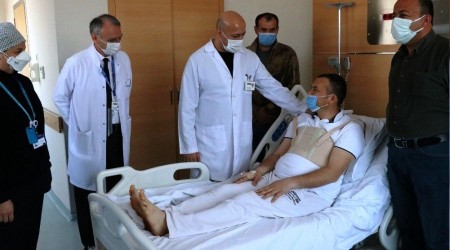 Ağrılarından duramadı gerçeği hastanede öğrendi