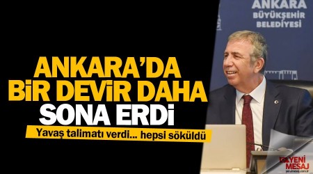 Ankara'da 'akarl ara' devri sona erdi