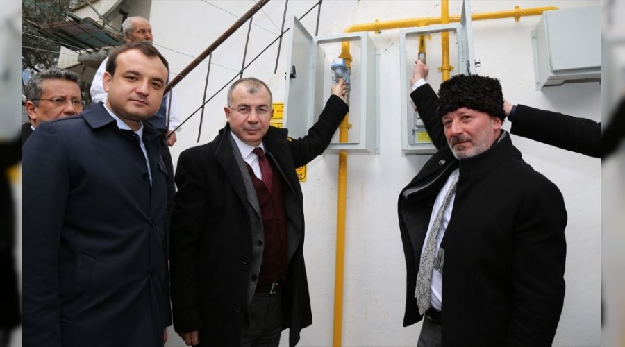 Artvin doğal gaza kavuştu