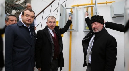 Artvin doğal gaza kavuştu